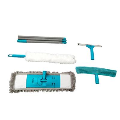 China Flat Household Cleaning Tool Kit Labor-Saving Wet and Dry Dual-Function Broom Viable for sale