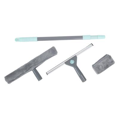 China Sustainable Glass Cleaning Cleaner Wiper Set Stained Glass Cleaning Squeegee for sale