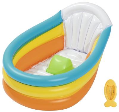 China Built-in soft plug at the bottom to prevent children from slipping down Bestway 51134 Baby Shower Inflatable Pools Swim Pools Tub for Baby for sale