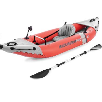 China US Coast Guard ID. INTEX 68303 Tour Pro Kayak Series Professional Rowing Boat Set For Fishing for sale