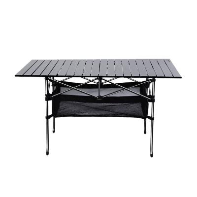 China Modern Indoor Outdoor Portable Metal Table Beach Camping Lightweight Travel Hiking Picnic Camping Folding Table for sale