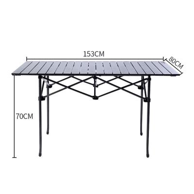 China Hot Sale Modern Customized Aluminum Luxury Portable Folding Table Outdoor Furniture Office Park Picnic Camping Foldable Camping Table for sale