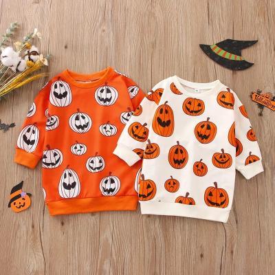 China Free Shipping Infant Infant T-shirts Sleeve Pullover Sweater Halloween Boys Girls Kids Toddlers 0-6Y Anti-Shrink Long Outwear for sale