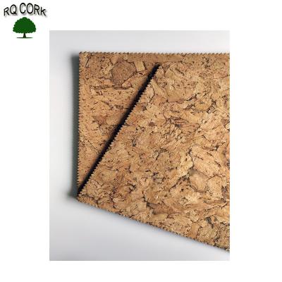 China RQ CORK Manufacturer Cork 3D Tiles Rustic Wall Panel Wall Tile in China for sale