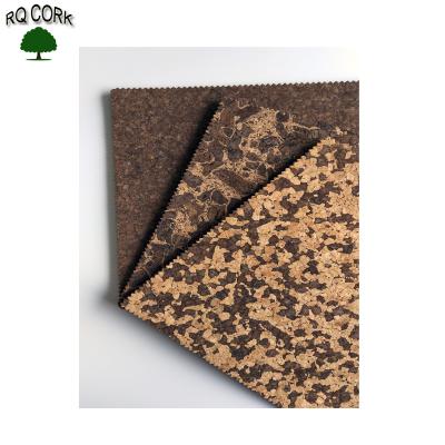 China Rustic Carbonization Tiles RQ CORK Decorative 3D Cork Wall Panel Cheap Interior Wall Paneling for sale