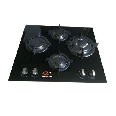 China Household Factory Direct Selling Cooktops 60cm Tempered Glass Gas Cooker Multiple Burner Stove 4 for sale