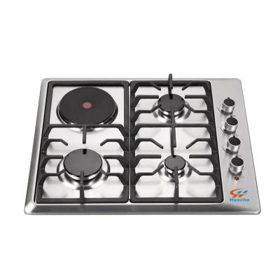 China Stainless Steel Multiple Kitchen Appliances Gas Hob+Electric Hob for sale