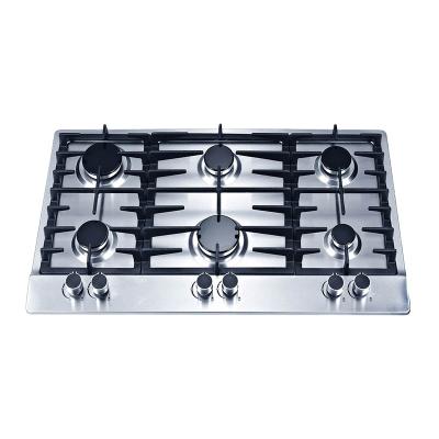 China Household Factory Sale 6 Burner Gas Stove Stainless Steel Hot 6 Main Stove Main Stove for sale