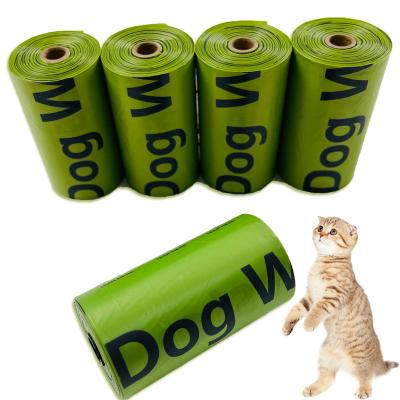 China Eco Friendly Dog Stored Cat Waste Poop Poo Bags Pet Printing Portable Wholesale Organic Products for sale