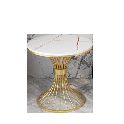 China Sofa Side Balcony Creative Minimalist Luxury Marble Negotiations Table Coffee Table Living Room Table for sale