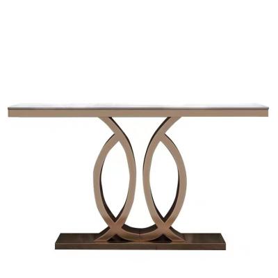 China Post-modern modern simple console table hallway landscape creative simple post modern console table platform for sale