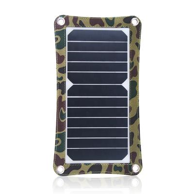 China Sunpower Portable Folding Solar Panels Bags 6w Fast Charging Support Folding Solar Panel For Outdoor Camping for sale