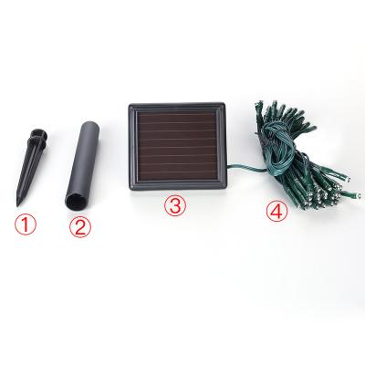 China 100 Solar Powered Garden Lights Solar Water Lights Decorative Outdoor Landscape Garden String Lights for sale