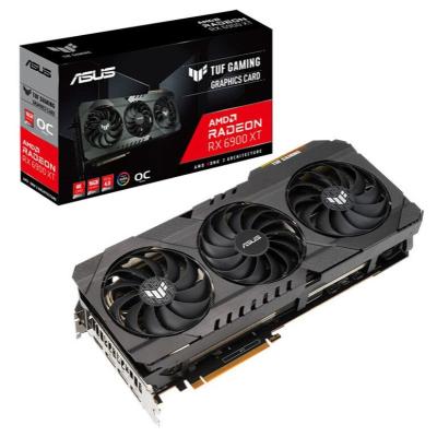 China Brand New Graphics Card RX 6800xt RX 6900xt 16GB GPU RX6900xt TUF 16GB DDR6 256Bit for sale