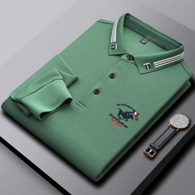 China Anti-wrinkle Men Golf Shirts Golf Formal Plain Polo Shirt for sale