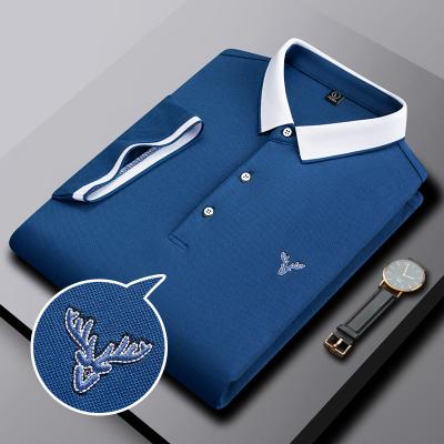 China 2021 Anti-wrinkle casual polo shirt for man short sleeve for sale