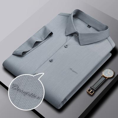 China Anti Shrink Custom Corduroy Solid Color Long Sleeve OEM Casual Shirts For Men for sale