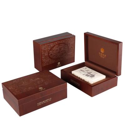 China Best Selling Custom Made Wooden Tea Gift Box OEM Wholesale Luxury Tea Bag Storage Box for sale