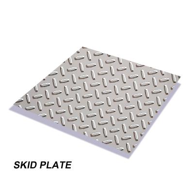 China Automobile Frame Use Plate 317L 321 Etched Floor Stair 347 304 201 By 316 Embossed Diamond Checkered Cladding Stainless Steel Plate Sheet For Building Materia for sale