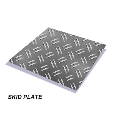 China Automobile frame use plate 304 stainless steel 316 checkered plate embossed stainless steel sheet 4X8 4X10 ft for anti-slip at the top for sale