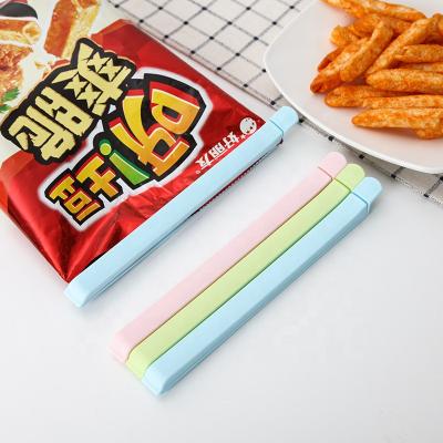 China 20cm Various Color Large Viable Hot Selling Kitchen Tools Seal Clamp Food Snack Bread Coffee Bag Plastic Sealing Clips for sale