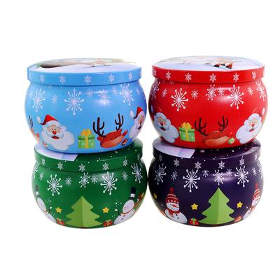 China Gift & Craft Containing Candle Tin Christmas Candle Jars Kavanoz Toptan Mama Jars Vacios Velas Mum Jar of Candles with Gift Box for sale