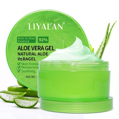 China Private Pure Aloe Vera Gel For Face Care by Logo Skin Lightening Smoothing Gel From Aloe Vera Face Cream Natural Organic 100% Moisturizer for sale