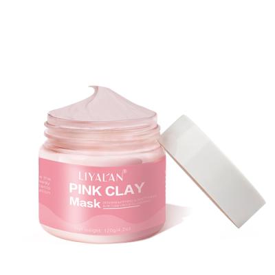 China OEM 100% Herbal Natural French Pink Powder Clay Mask Organic Rose Clay Moisturizer Private Label Face Mask for sale