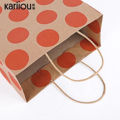 China Recyclable Hot sale selling kraft paper bag shopping bags with handles for sale