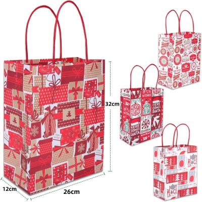 China Recyclable Kraft paper carry bag twisted handle custom paper bag  print for sale