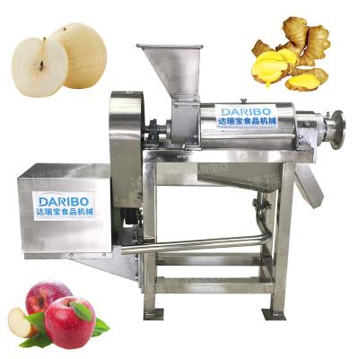 China Commercial Plant 100-500kg/h High Efficiency Screw Press Plant 100-500kg/h Snack Sprial Apple Juicer Squeeze Coconut Dewatering Fruit Extraction for sale