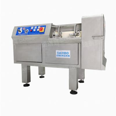 China Hotels Stainless Steel Frozen Fresh Meat Dicer / Meat Cube Cutting Dicing Machine for sale