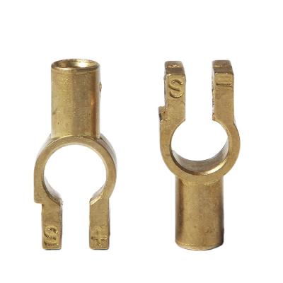 China Brass Terminal Set Battery Disassembly Hose Connectors Negative Thickening Positive Quick Terminal For Car Marine Ship Boat Camper Truck for sale