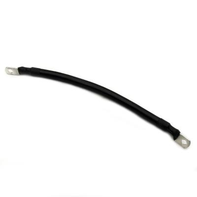 China Heavy Duty Truck 200A 2AWG Hook Ring Parallel Series Copper Battery Inverter Cable for sale