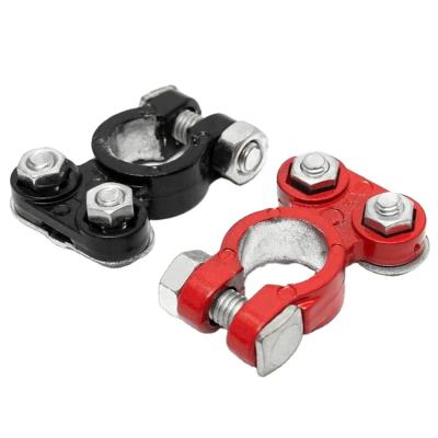 China Red Black Corrosion Resistant Quick Disassembly Truck Stud Lead Automotive Battery Terminals for sale