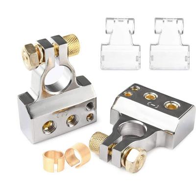 China Wire Connecting 2Pcs Car Auto Negative Positive Marine Battery Terminal Connectors for sale