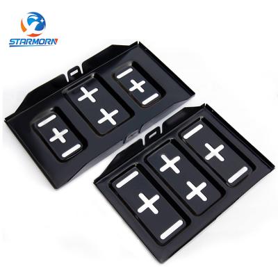 China Fixed Battery Automobile Universal 2mm Iron Car Battery Tray for sale