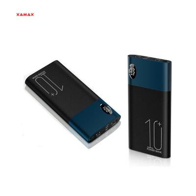 China OEM LOGO Custom Power Banks Mobile Mini Aluminous Slim Power Bank Fast Charging Support 10000mah for sale