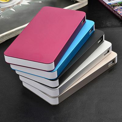 China Custom Logo Power Bank XAMAX Fast Charging Support Dual USB Light Weight Charging Mini Slim Power Bank 10000mah for sale