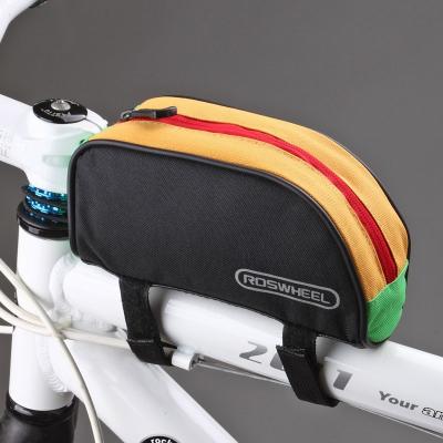 China Outdoor Bicicleta mountain bike Cycling Bag Frame Front Bike Bag Roswheel Pouch for sale