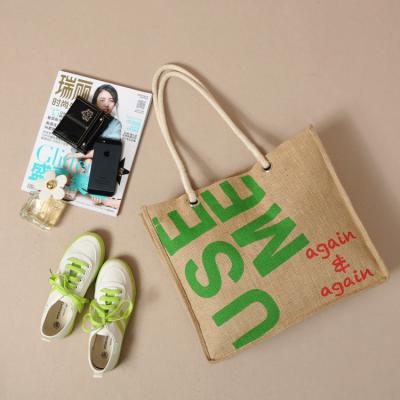 China Shoulder Tote bag carrier Jute bag Handbag satchel shopper Traveling Shopping Diaper bag for sale