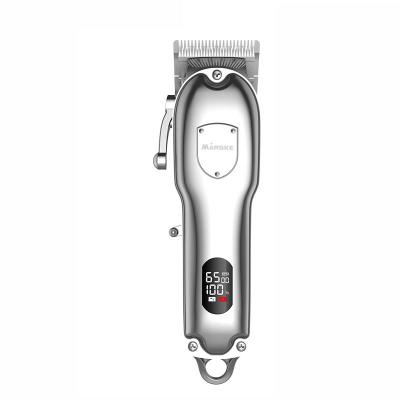 China Factory Outlet Metal Body Car LCD Digital Display Hair Clippers Electric Strong Hair Salon Barber Straight Razor for sale