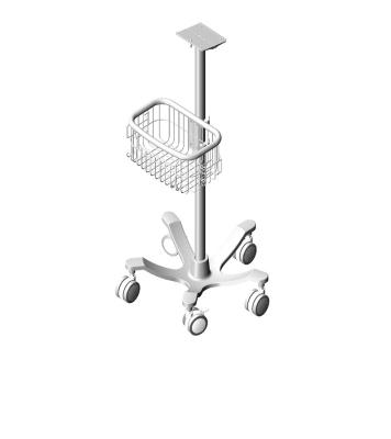 China China Supplier OEM Hospital Draeger Mobile Clean Medical Monitor Trolley Roll Stand for sale