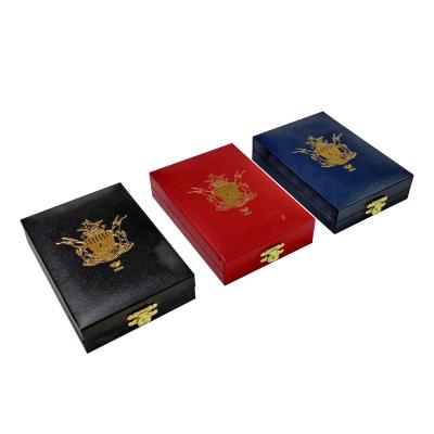 China Handmade Custom Luxury Gift Box Medal Package Velvet Box For Coin Paper Box for sale