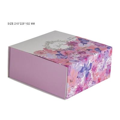 China Recyclable Custom Folding Paper Box Cardboard Tissue Gift Creative Creative Collapsible Packaging Packaging Boxes for sale