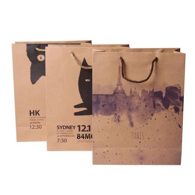 China Recyclable Plain Paper Wedding Paper Suit Cheap Gift Bags Personal Wedding Shopping Bags With Logo Customized for sale