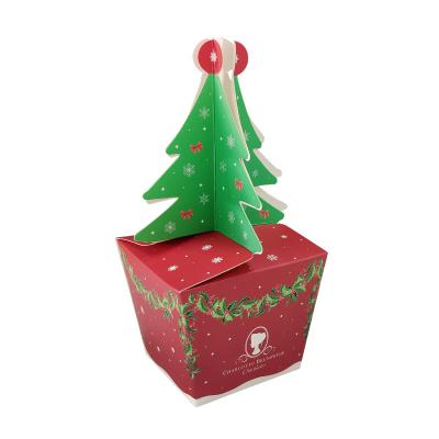 China Handmade Customize Foldable Printing Paper Boxes Christmas Gift Boxes Sweet Candy Package for sale