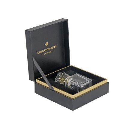 China Recyclable Custom Decorative Luxury Perfume Packaging Boxes With Gold Stamping Logo Perfume Box for sale