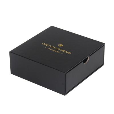 China Handmade Luxury Cardboard Packaging Boxes For Perfume Bottle Slider Box Drawer Packaging Design for sale