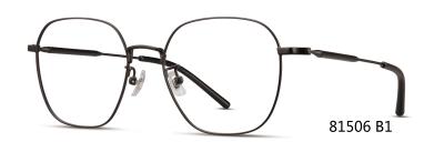 China Unisex Optical Acetate Metal Eyeglasses Frames Fashionable Square for sale